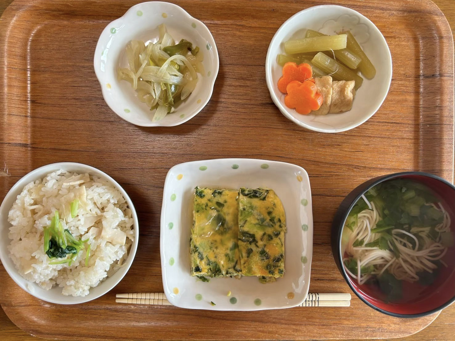 本日のお昼ごはん